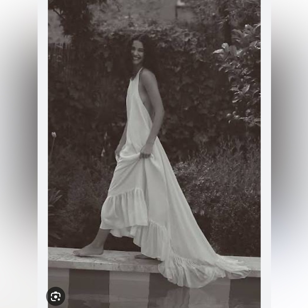 AZEEZA Sadie white maxi -never worn